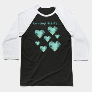 Art Acrylic artwork abstract Valentine Heart Baseball T-Shirt